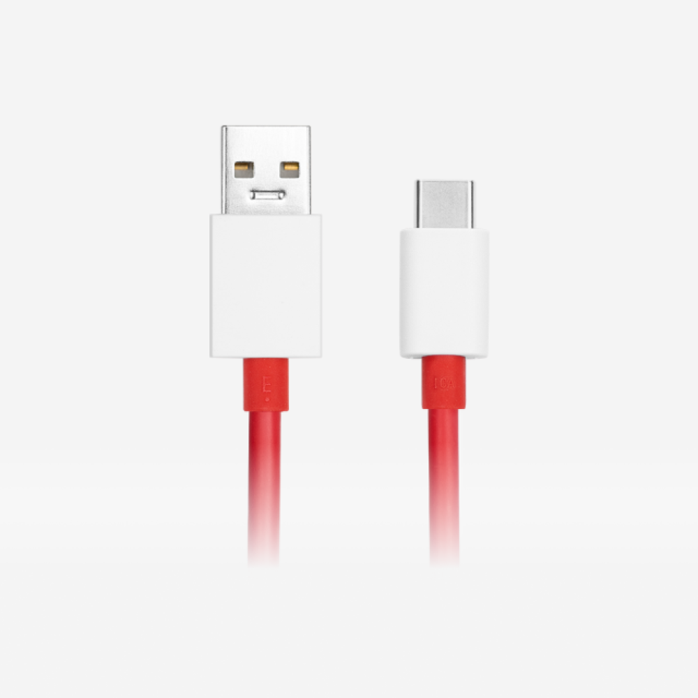 سلك شاحن ون بلس بخاصية وارب تشارج 65 واط 10 امبير | OnePlus Warp Charge 65W-10A Type-A to Type-C Cable