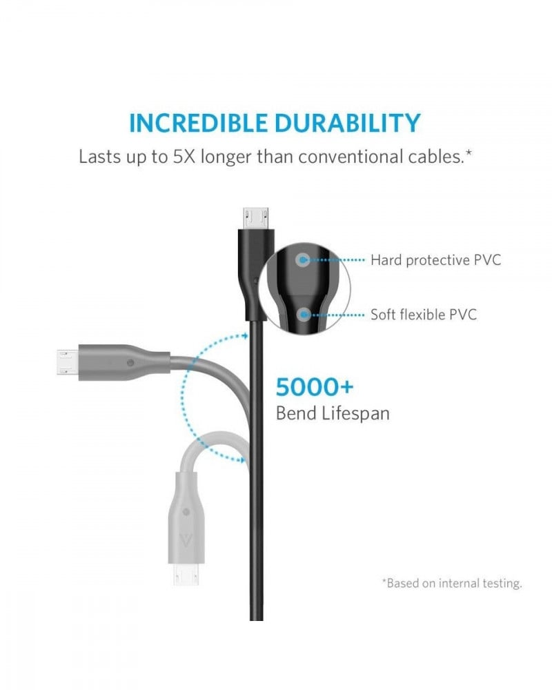 كيبل شحن  انكر بمنفذ يو أس بي إلى مايكرو