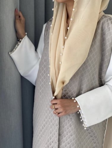 عباية عمليه بيج وسكري وشك لولو