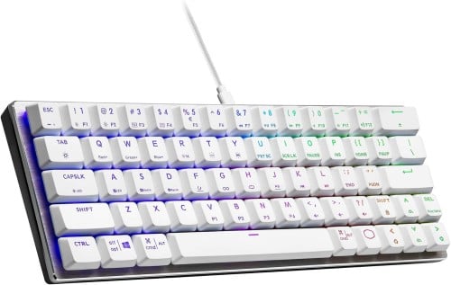 CoolerMaster KeyBoard SK620 White (Blue-SW) US