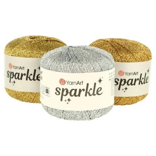 خيوط يارن ارت سباركل اللامعة
