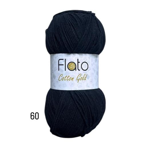 خيوط قطن قولد 60 (اسود)