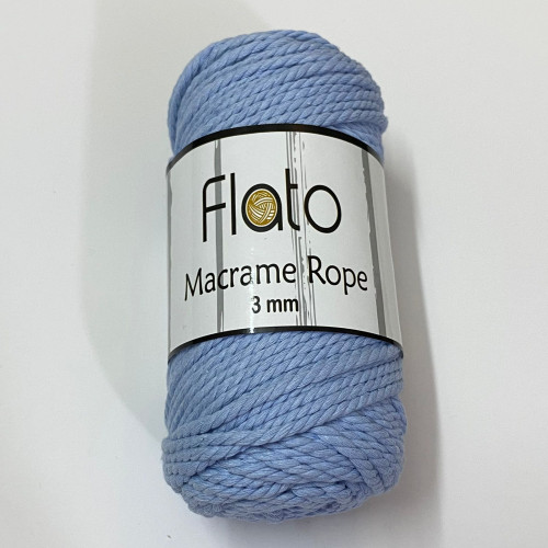 خيوط فلاتو مكرمية روب سماوي  3ملم