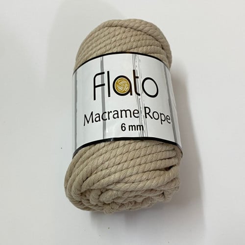 خيوط فلاتو مكرمية روب بيج 6 ملم