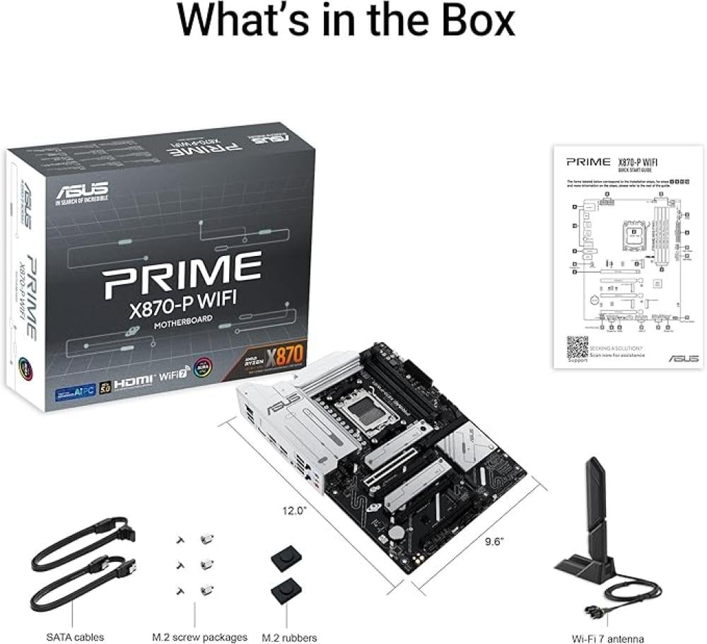 ASUS PRIME X870-P WIFI MOTHERBOARD DDR5