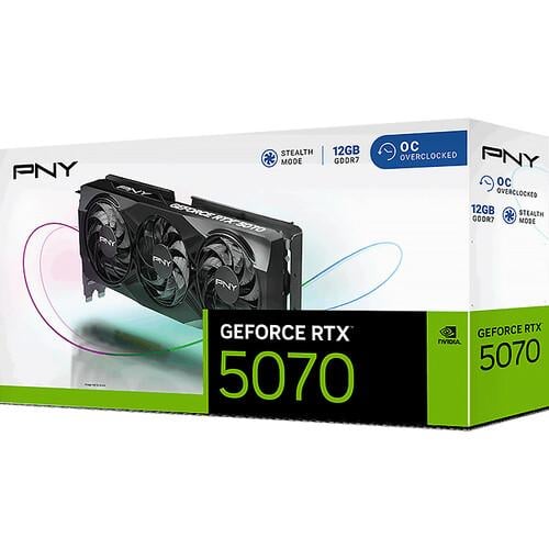 PNY NVIDIA GeForce RTX 5070 OC Triple Fan Graphics...