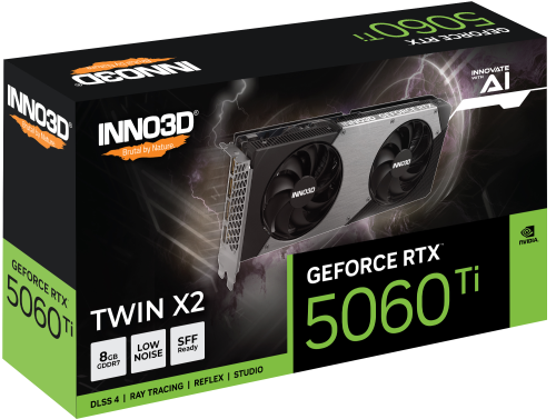 INNO3D GeForce RTX™ 5060 Ti 8GB TWIN X2