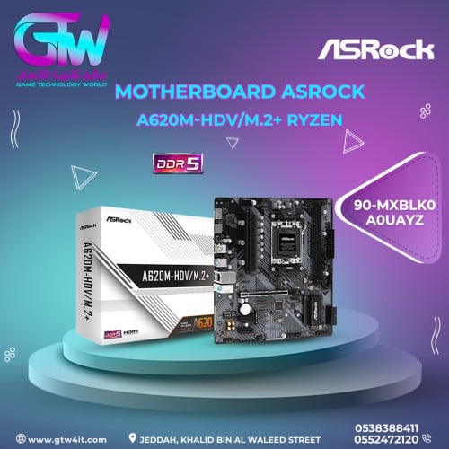 Motherboard ASRock A620M-HDV/M.2+ Ryzen