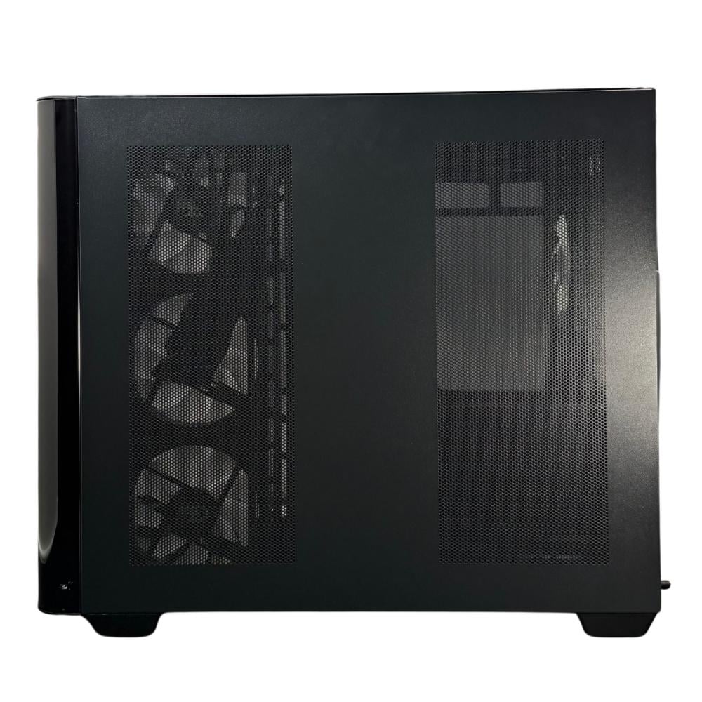 GTW GAMING COMPUTER CASE, WHITE MID TOWER ATX CASE WITH 7 PRE-INSTALLED RGB FANS GT-F7CB008