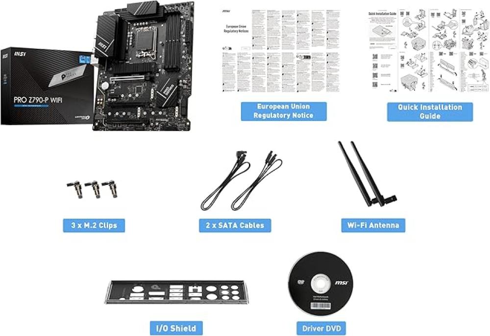 MSI PRO Z790-P WiFi ProSeries マザーボード Amazon.com: MSI PRO Z790-P WiFi ProSeries Motherboard