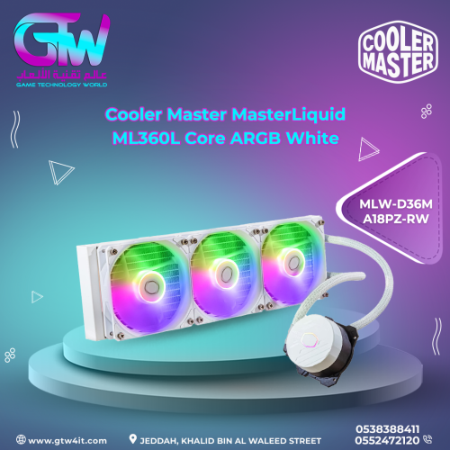 Cooler Master MasterLiquid ML360L Core ARGB White