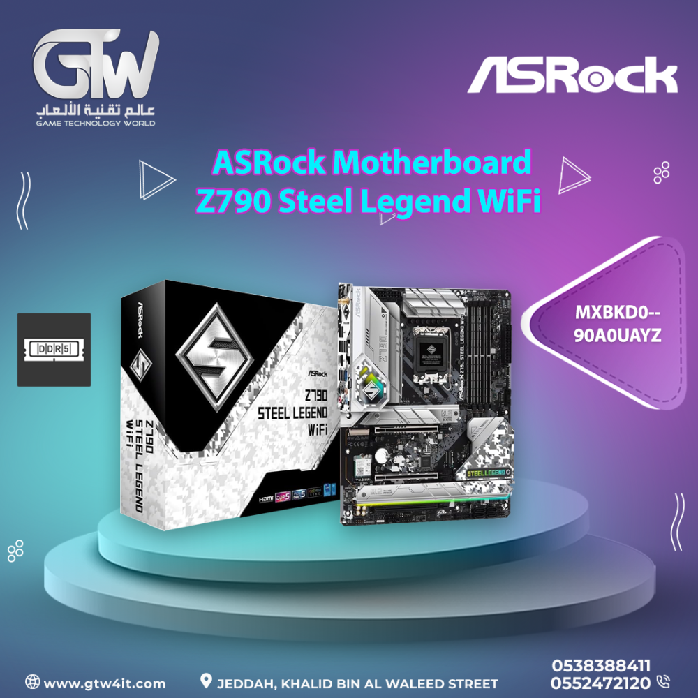 AsRock Z790 Steel Legend WiFi MotherBoard - GTW Game World Technology