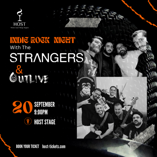 INDIE ROCK NIGHT - The Strangers  & Outlive - Sep...