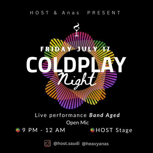 COLDPLAY Night - Fri July 26