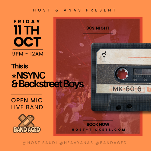 NSYNC & Backstreet Boys Open Mic + Live Band