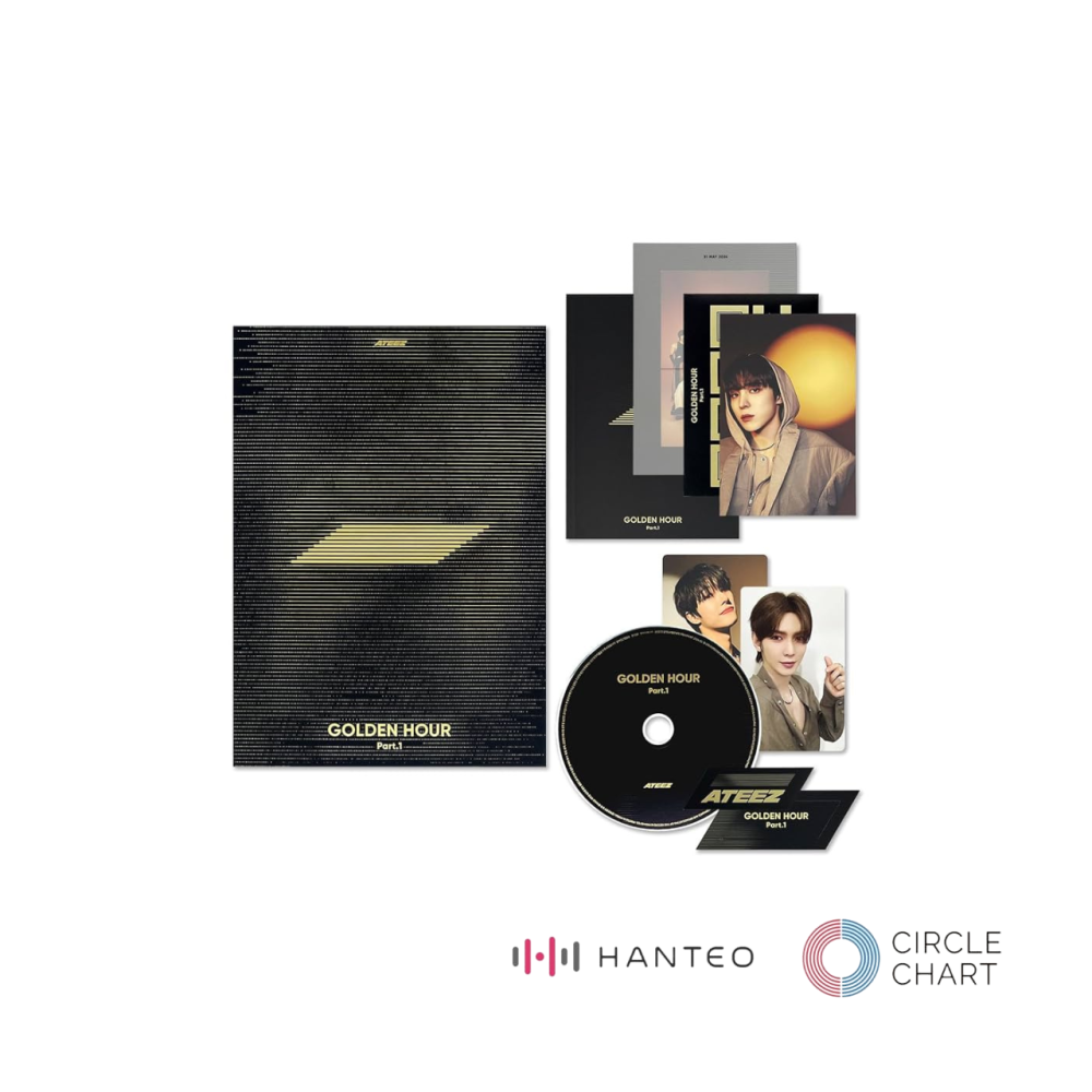 ATEEZ 10th Mini Album [GOLDEN HOUR : Part.1] (BLUE HOUR Ver. / DIARY Ver. / GOLDEN HOUR Ver.)