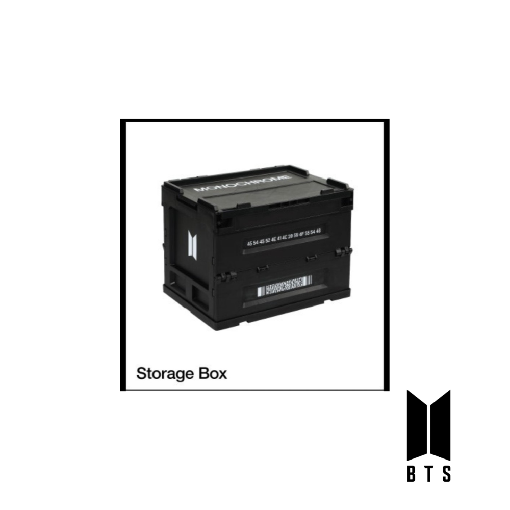 BTSストレージボックス_MONOCHROME BTS - MONOCHROME OFFICIAL MERCH STORAGE BOX – K-COSMO