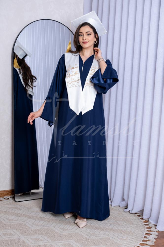 روب تخرج كحلي ووشاح اوف لايت 2025