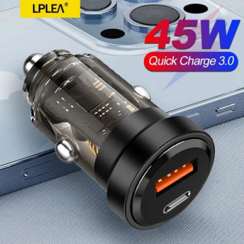 45 واط USB شاحن سيارة آيفون 14 13 12 برو ماكس شحن...