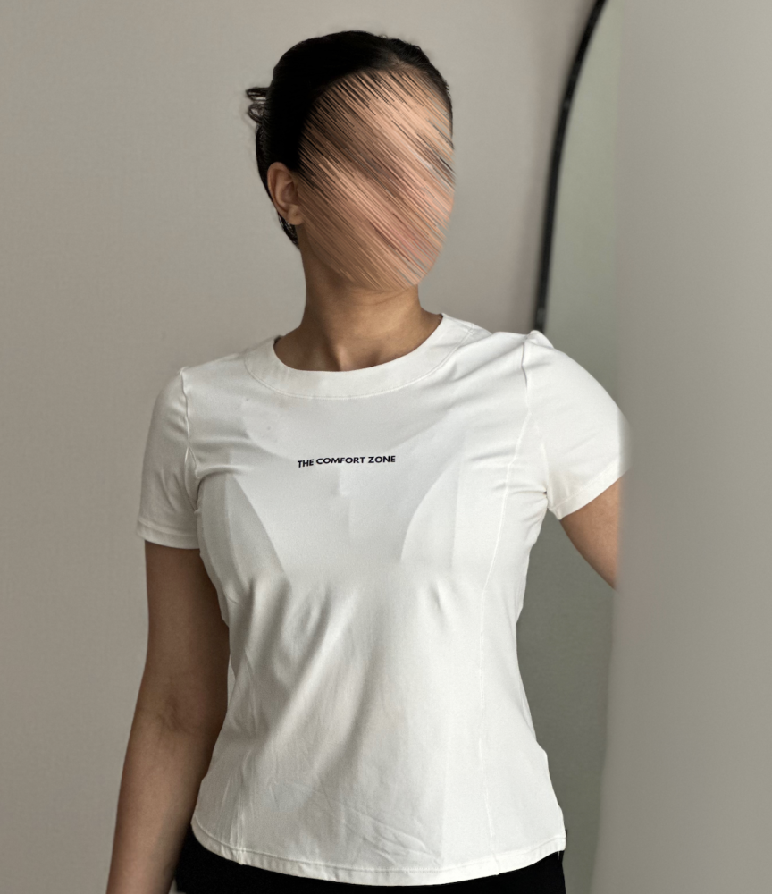 Loose T Shirt White The Comfort Zone