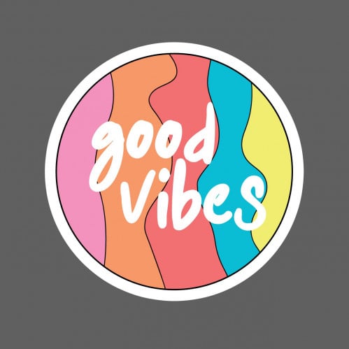 ملصق - good vibes