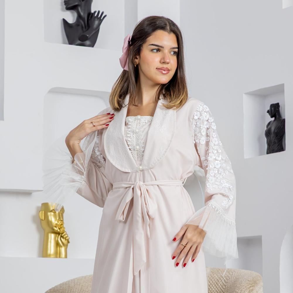 روب استقبال الولادة قطن ناعم