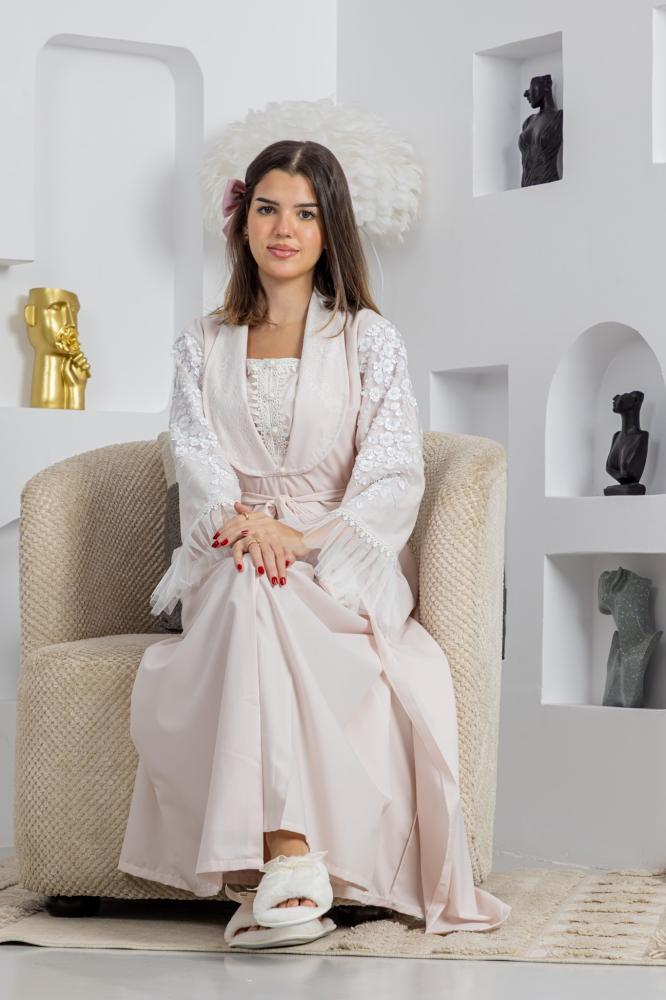 روب استقبال الولادة قطن ناعم