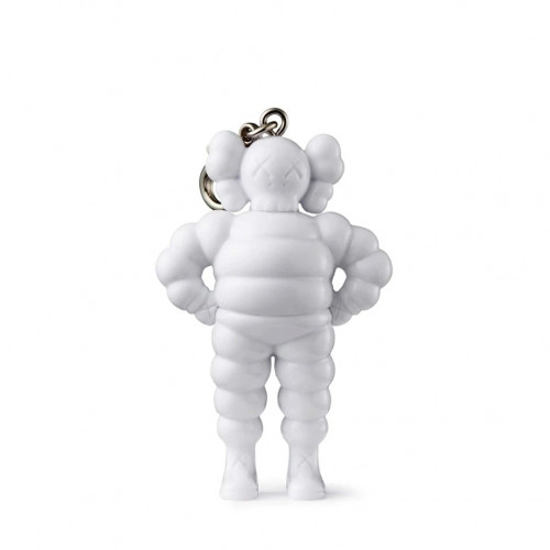 سلسلة مفاتيح Kaws Tokyo First chum باللون الأبيض