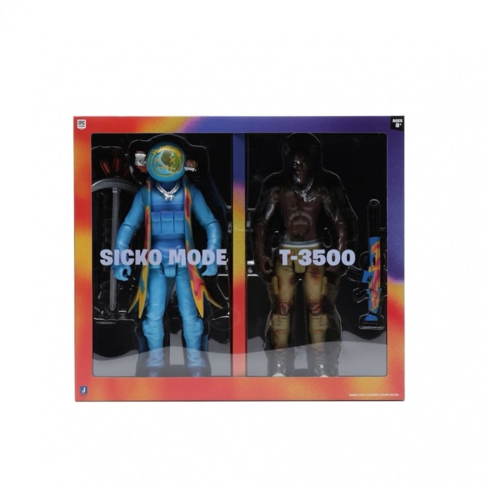 Travis Scott/Cactus jack good Fortnite Action Figure Duo Set