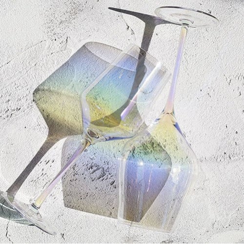 طقم كاسات زجاجية سعة 430 مل - 6 قطع