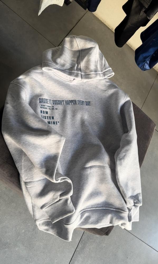 grey hoodie made in turkey