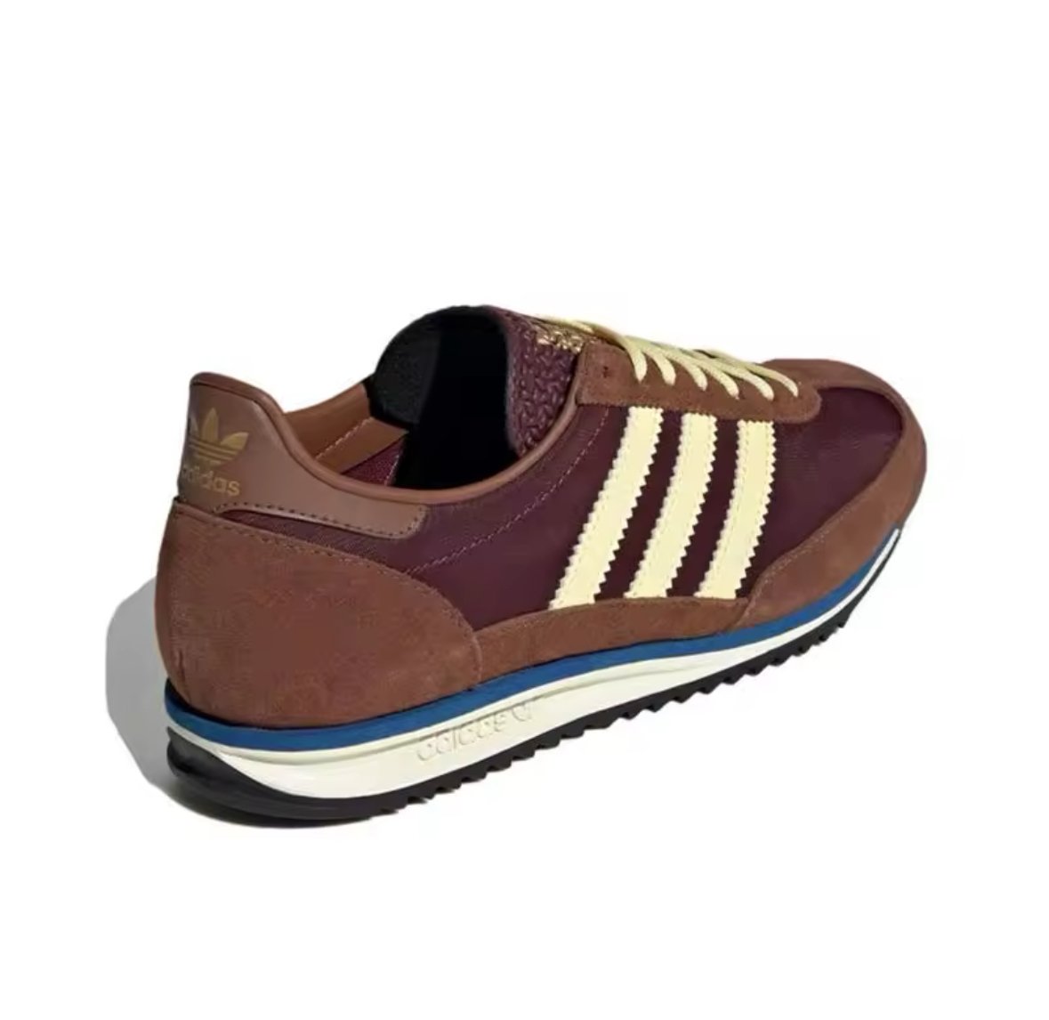 حذاء Adidas Originals SL 72 مضاد للانزلاق، مقاوم للاهتراء، حذاء تدريب ألماني رفيع وجيد التهوية، ب