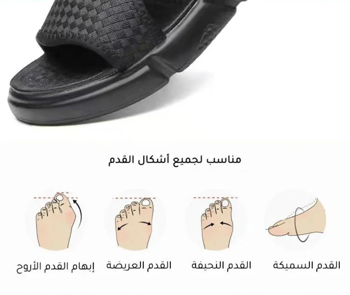 صندل الشاطئ الفرنسي من النعل الهوائي لتخفيف الصدمة والتهوية الجيدة