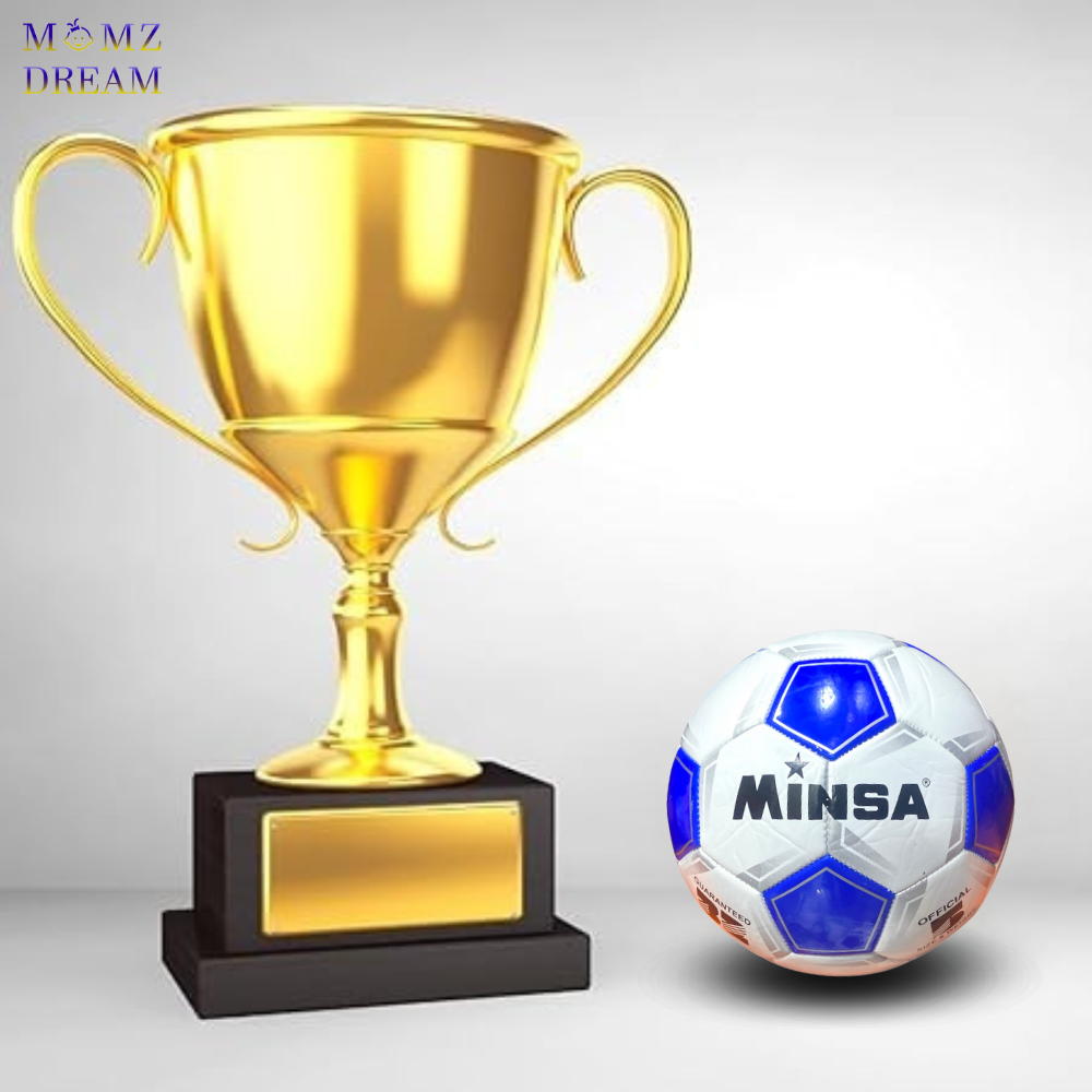 كرة قدم ماركة MINSA ، كرة القدم بـ مقاس 5 للتدريب.