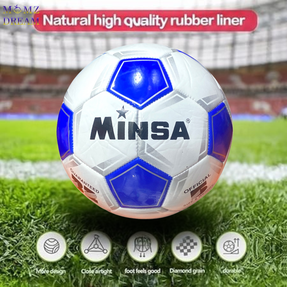 كرة قدم ماركة MINSA ، كرة القدم بـ مقاس 5 للتدريب.