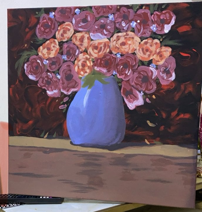 فرشه و لوحة 🎨