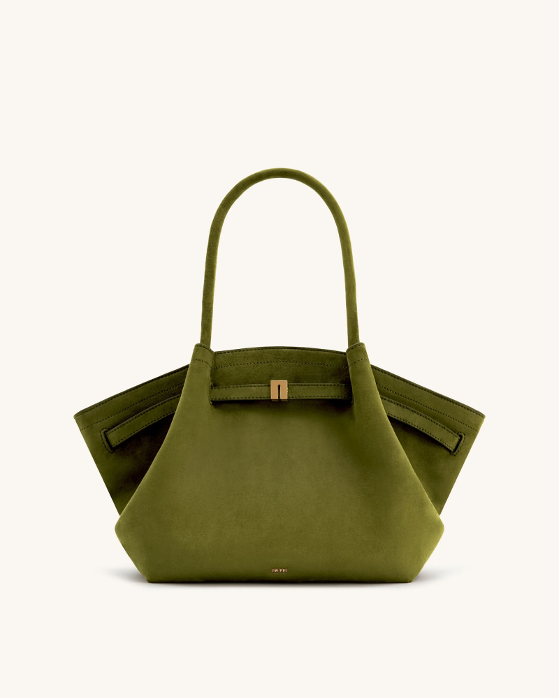 Hana Medium Faux Suede Tote Bag