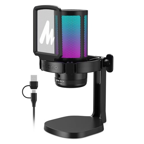 DM20-Black-Microphone Maonocaster Black مايك احترا...