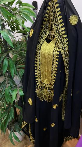 ثوب نشل شرقاوي نسائي مع الطرحه