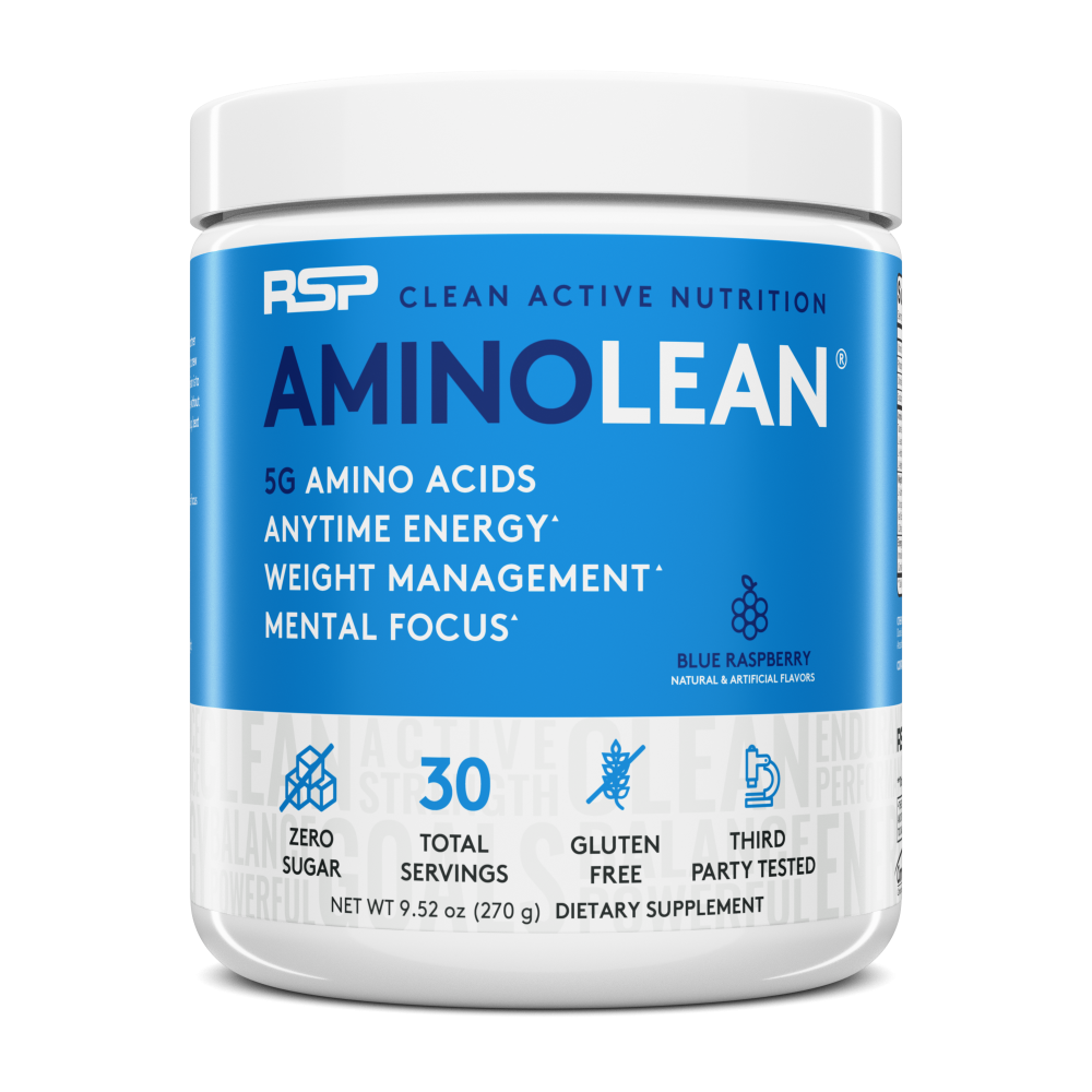 آر إس بي نيوترشن - امينو اسيد لين نكهة توت ازرق، 270 جم، 30 حصة