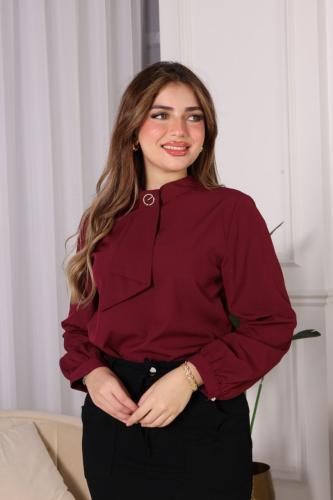بلوزة: برغندي قصة كرفت