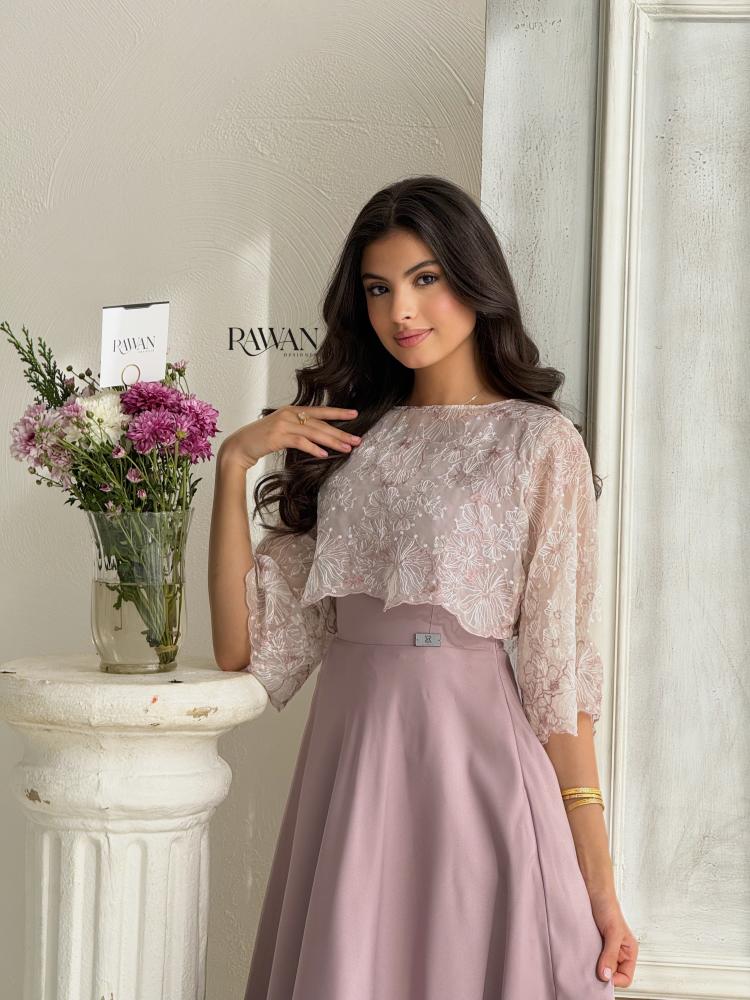 فستان بقطعتين انيق