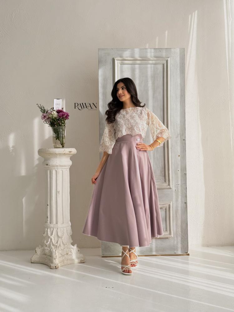 فستان بقطعتين انيق