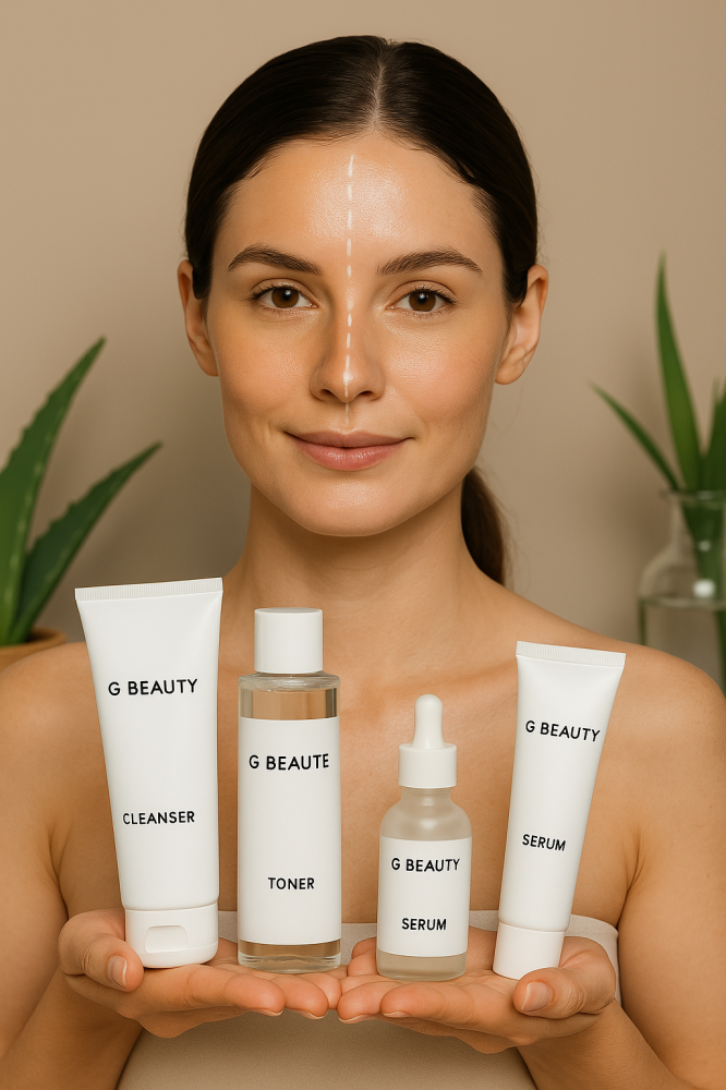 روتين العناية بالبشرة المختلطة