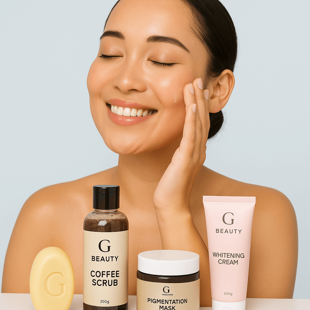 روتين تفتيح البشرة