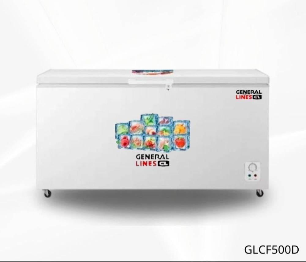 فريزر ارضي جنرال لاينز 17.9 قدم ابيض GLCF500D