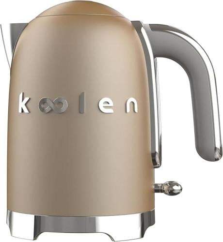 Electric Kettle - 2200 Watts - 1.7 Liters - Gold -...