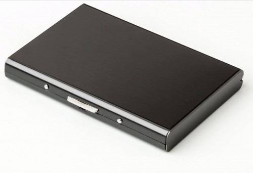 حقيبة حماية بطاقات الائتمان والبنك من السرقة - أسود