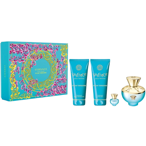 Versace Pour Femme Dylan Turquoise Perfume Set - سارا ميك اب sara