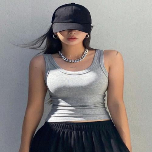 قميص قصير توب نسائي ، توب ناعم ، ملابس صيفية ، خزا...